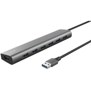 Hub USB Trust Halyx 7 Puertos USB 3.2 7X Usb-a 1X USB-C