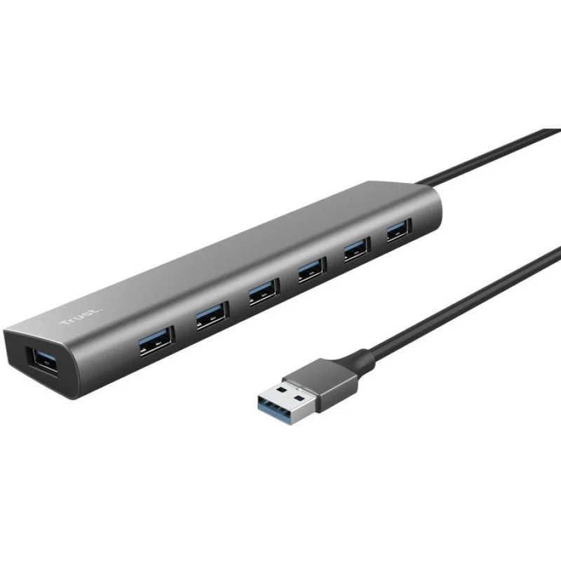 Hub USB Trust Halyx 7 Puertos USB 3.2 7X Usb-a 1X USB-C Hub USB Trust Halyx 7 Puertos USB 3.2 7X Usb-a 1X USB-C