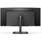 Monitor Philips 34 100HZ 4K Multimedia Reg Altura Curvo HDMI DP Black