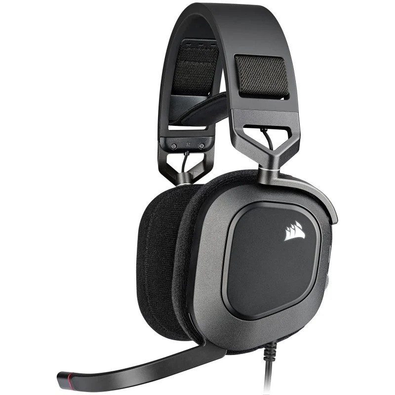 Auriculares + Micrófono Corsair HS80 USB Gaming Headset RGB 7.1 Black