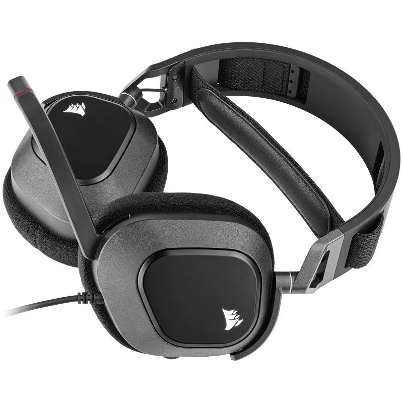 Auriculares + Micrófono Corsair HS80 USB Gaming Headset RGB 7.1 Black