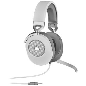 Auriculares + Micrófono Corsair HS65 USB Gaming Headset RGB 7.1 White