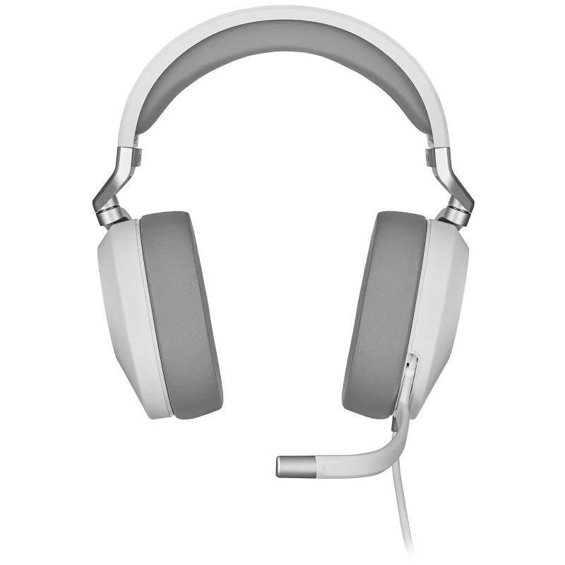 Auriculares + Micrófono Corsair HS65 USB Gaming Headset RGB 7.1 White