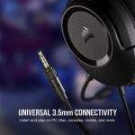 Auriculares + Micrófono Corsair HS35 USB Gaming Headset Black
