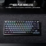 Teclado Gaming Corsair K65 Plus Wireless 75% Icue RGB Black