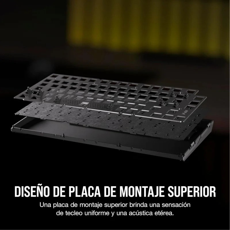 Teclado Gaming Corsair K65 Plus Wireless 75% Icue RGB Black