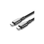 Cable Vention USB 2.0 USB-C 5A 100W USB-C/M - USB-C/M 2M Black