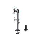 Soporte de Mesa TV Monitor TooQ Reg.altura Gir. Incl. 17 - 32 Black