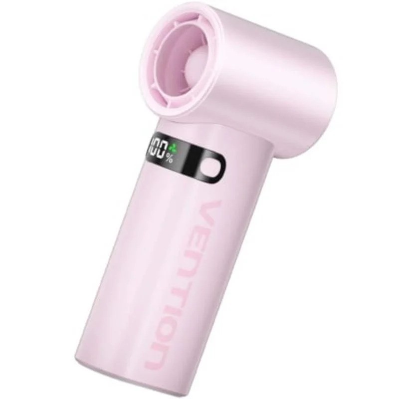 Ventilador de Mano Vention 100 Velocidades Rose