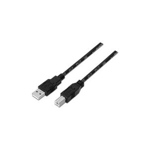 Cable USB 1,8M Impresora a/M-b/M Nanocable Black
