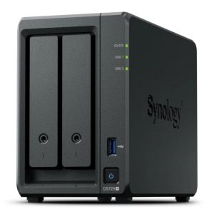Unidad NAS Synology DS725+ 2 HDD/SSD Disktation CPU 3.1GHZ 4GB Black