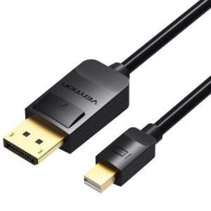 Cable Conversor Vention Mini DisplayPort a DisplayPort 2M Black