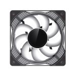 Ventilador GM 12CM Adicional Gaming Chasis ARGB Reversed Silencioso Black