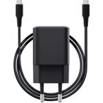 Cargador Gan Trust Maxo USB-C 65W + Cable USB-C 2M Black
