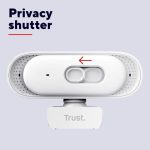 Webcam Trust Tomar 2K QHD USB White
