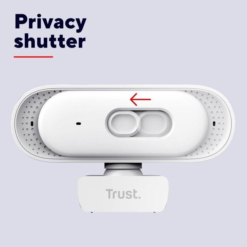 Webcam Trust Tomar 2K QHD USB White