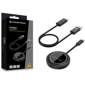 Transmisor Conceptronic USB-C a HDMI Wireless 5GHZ 30M 1080P 60HZ