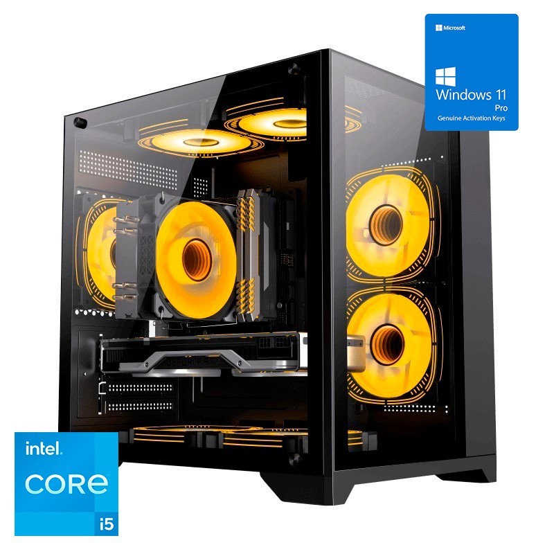 Ordenador Gaming Infinity Mini RGB I5 12400/16GB/SSD500 NVMe/750W/W11Pro