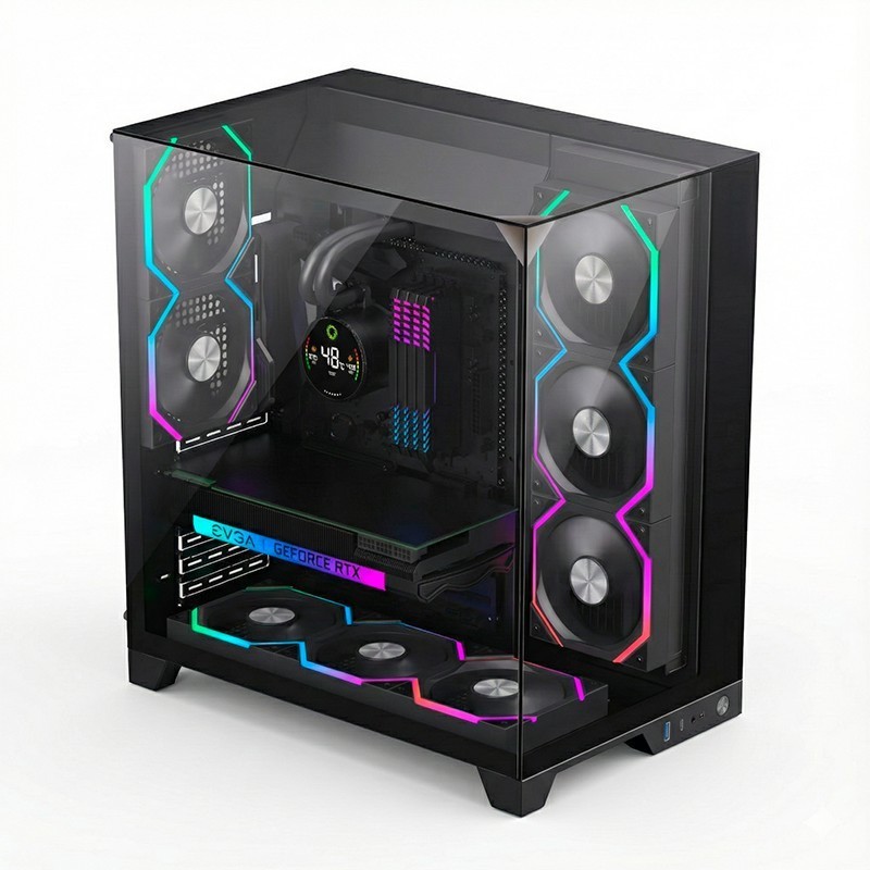 Ordenador Gaming Infinity Pro RGB R7 9800X3D/16GB DDR5/SSD1TB NVMe/WiFi/R.liq/750W/W11Pro