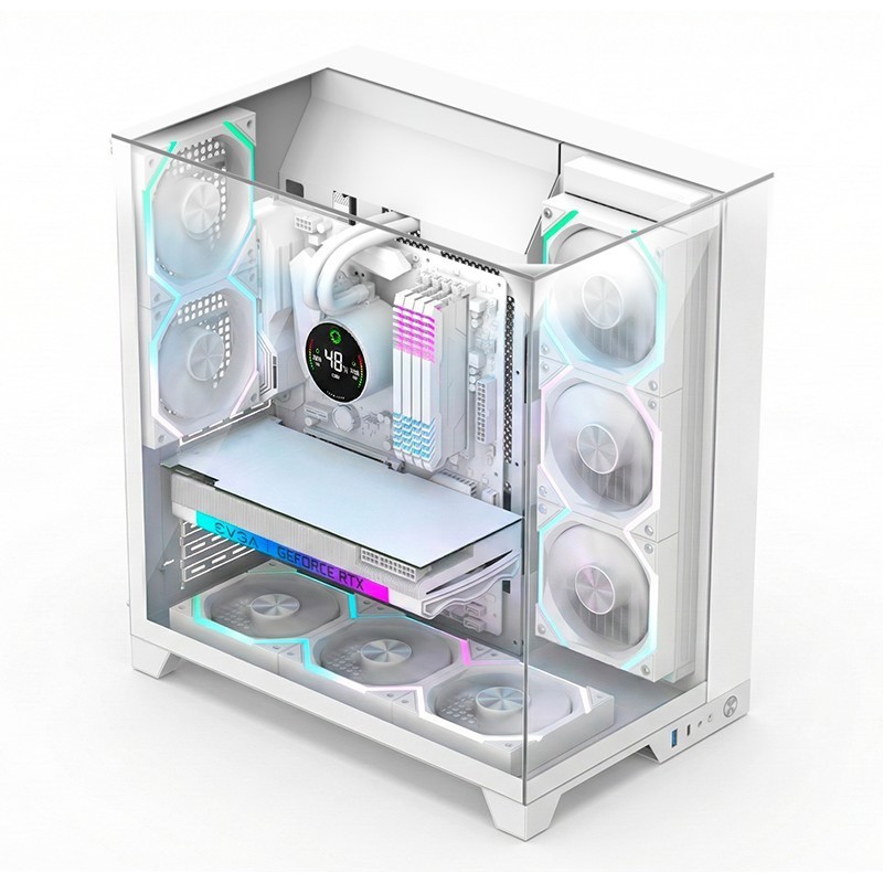 Ordenador Gaming Infinity Pro White RGB R7 9800X3D/16GB DDR5/SSD1TB NVMe/WiFi/R.liq/750W