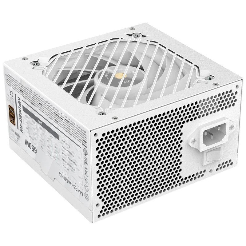 Fuente de Alimentación Mars Gaming 650W 80+BRONZE White