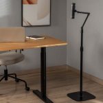 Soporte de Suelo Aisens para Tablet 4.7-12.9 Giratorio/Inclinable Black