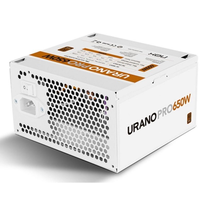Fuente de Alimentación Nox Urano Pro 650W Bronze 80+ White