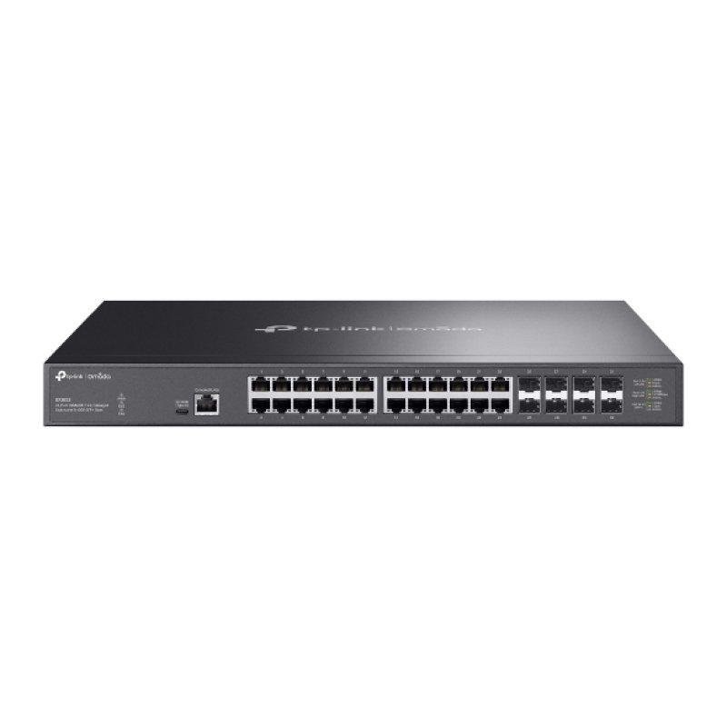 Switch TP-Link Omada 24 Puertos 10GBPS + 8 Puertos 10GE Sfp+ L2+ Gestionable Switch TP-Link Omada 24 Puertos 10GBPS + 8 Puertos 10GE Sfp+ L2+ Gestionable