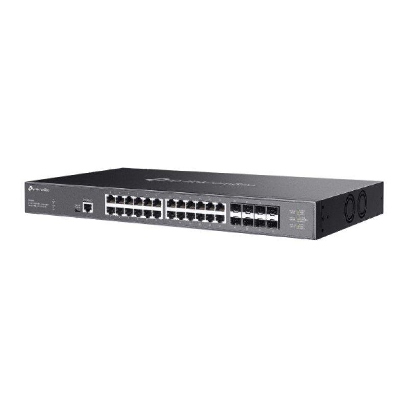 Switch TP-Link Omada 24 Puertos 10GBPS + 8 Puertos 10GE Sfp+ L2+ Gestionable
