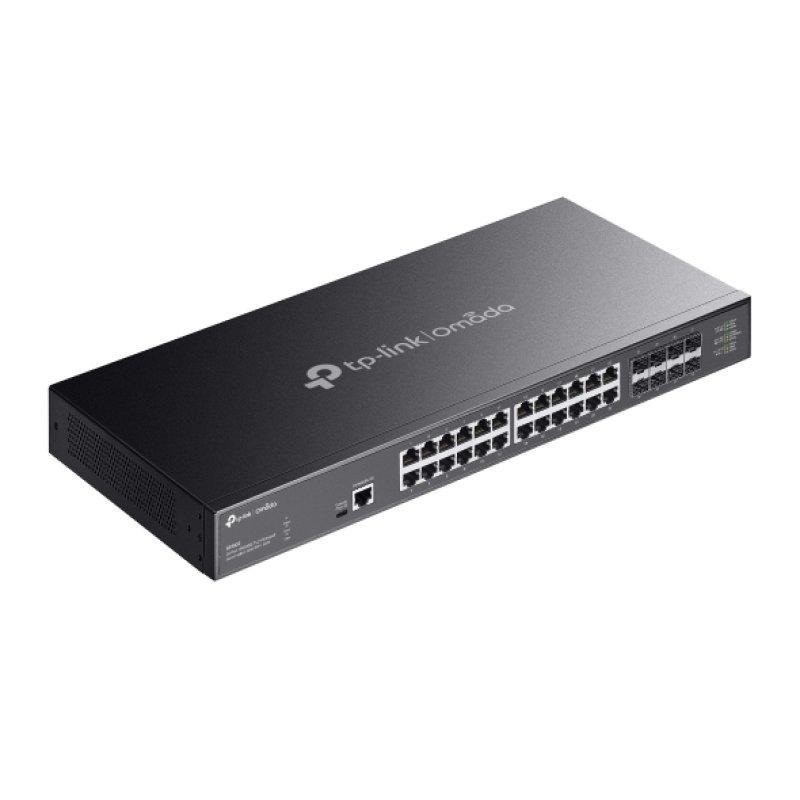 Switch TP-Link Omada 24 Puertos 10GBPS + 8 Puertos 10GE Sfp+ L2+ Gestionable