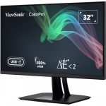 Monitor ViewSonic 32 4K IPS UHD Ergonómico Multimedia DP HDMI USB-C