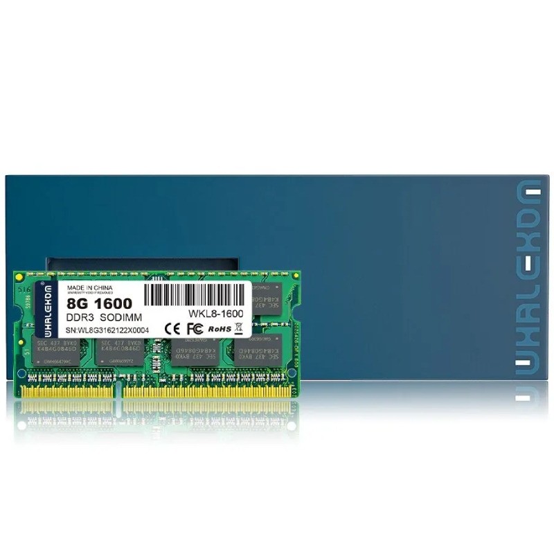 Memoria Sodimm 8GB Whalekom DDR3 1600MHZ Memoria Sodimm 8GB Whalekom DDR3 1600MHZ