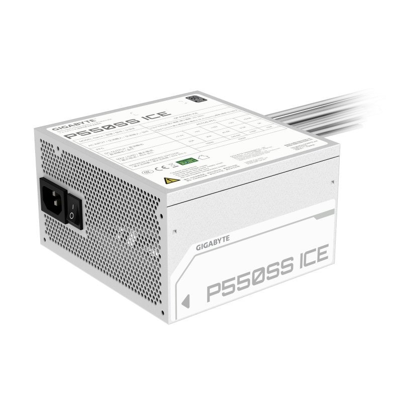 Fuente de Alimentación Gigabyte 550W 80+ ATX Silver