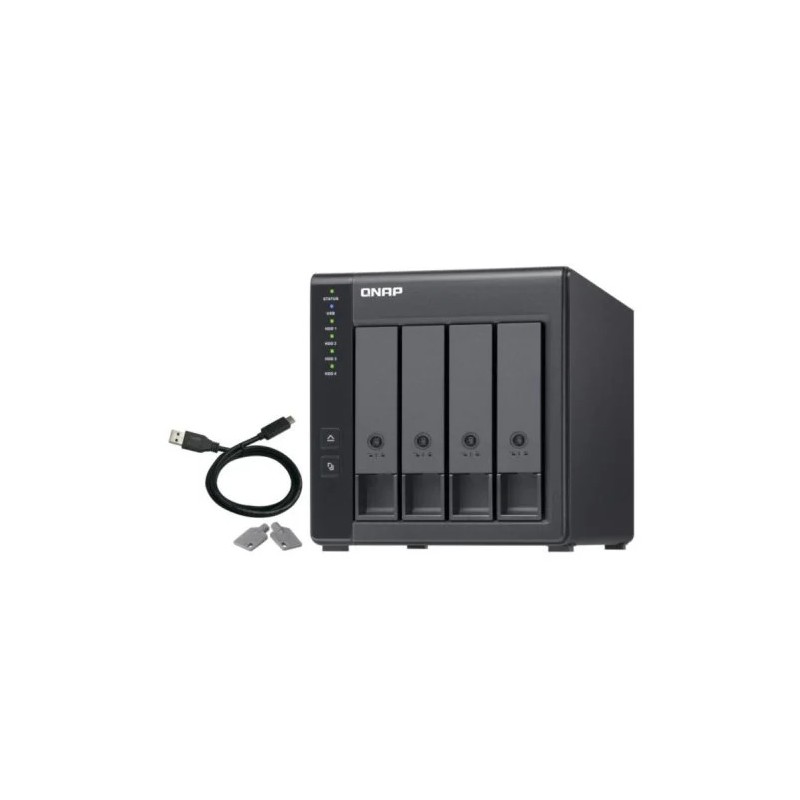 Unidad Externa Qnap 4 HDD 3.5-2.5 TR-004 USB-C