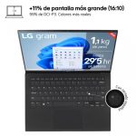 Portátil LG Gram Ultra 7 155H/32GB DDR5/SSD1TB/14” /W11Pro