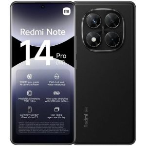 Smartphone Xiaomi Redmi Note 14 Pro+ 6.67 8GB/256GB/200MP/NFC/5G Black