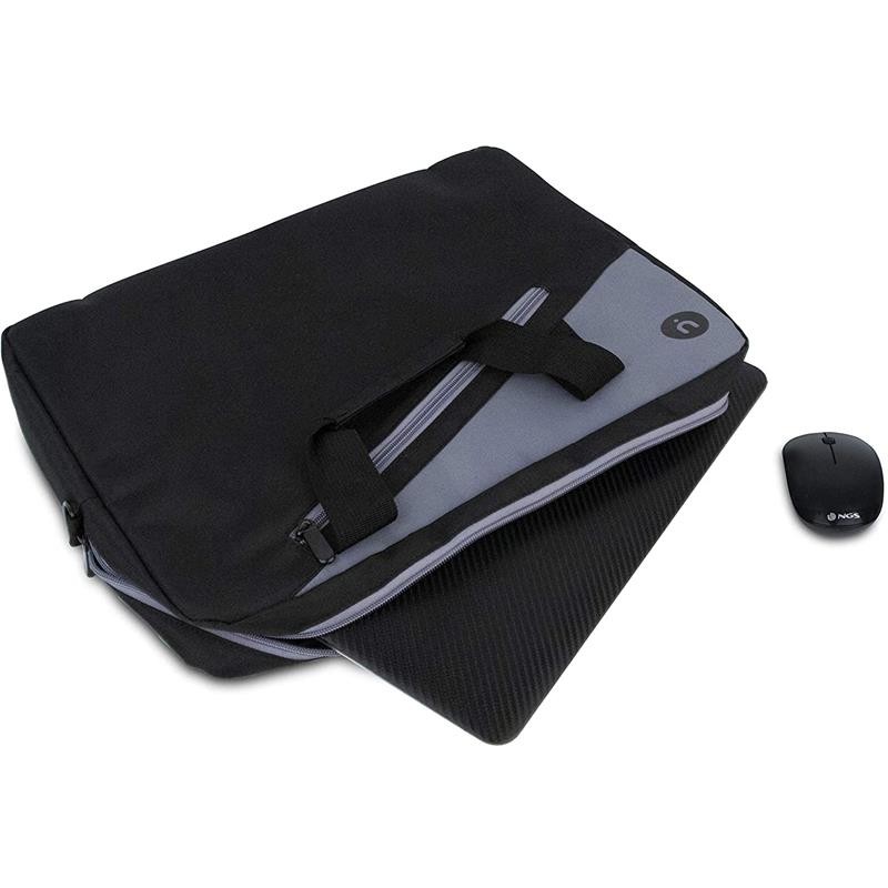 Maletin NGS Monray Master 15,6 Black + Ratón Wireless Black