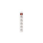Regleta Lanberg 5 Schukos con Proteccion 3M White