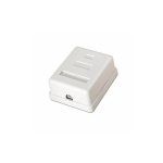 Roseta de Pared Aisens RJ45 CAT.6 Utp 1 Toma White