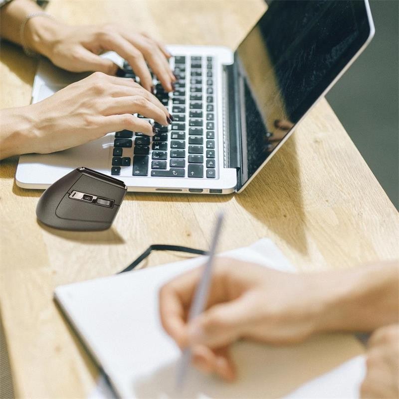 Ratón NGS Evo Karma LED Ergonomic Wireless