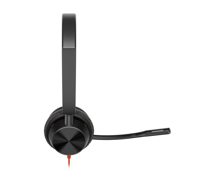 Auriculares con cable HP Poly Blackwire 3325 USB-C y 3,5 mm