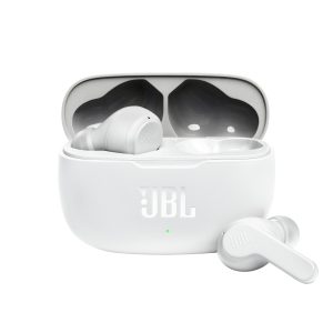 Auriculares inalámbricos JBL Wave 200TWS blancos con estuche