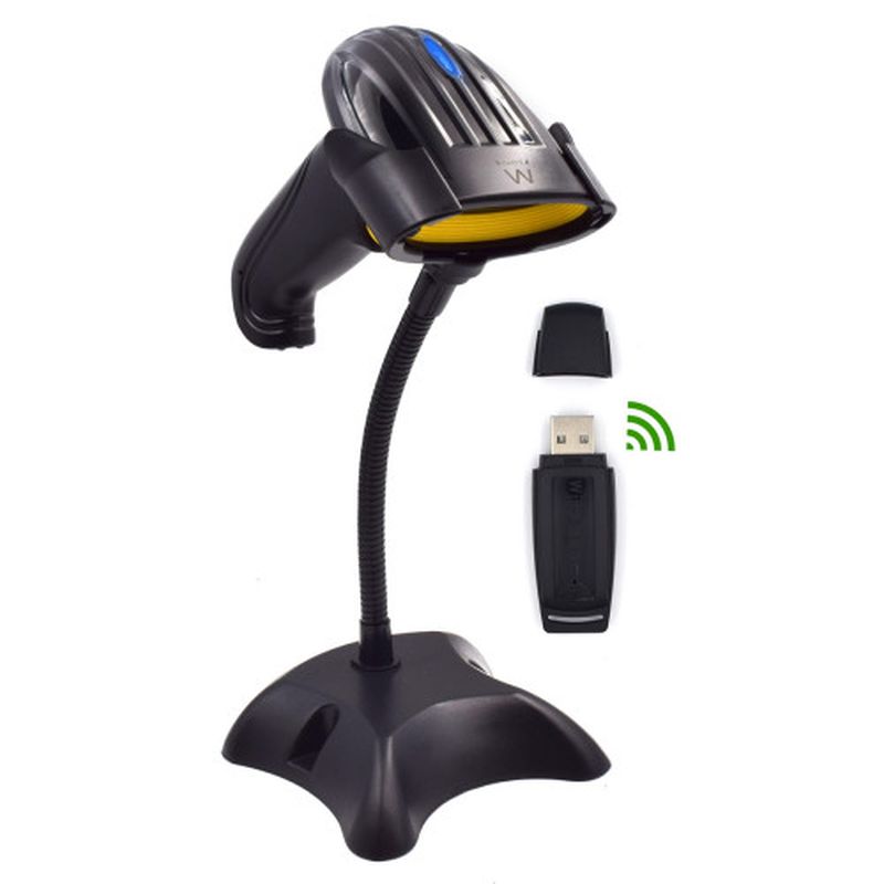 Lector de códigos de barras láser inalámbrico Ewent EW3430, USB