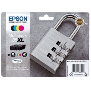 Pack de 4 cartuchos de tinta Epson 35XL DURABrite Ultra