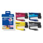 Pack de 4 cartuchos de tinta original Brother LC527VAL
