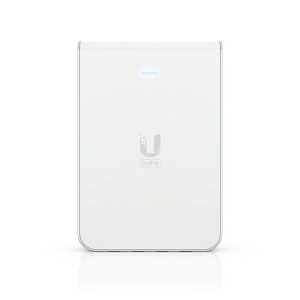 Punto de acceso Wi-Fi 6 Ubiquiti UniFi U6-IW de pared con 5 puertos