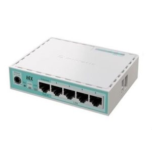 Router MikroTik hEX E50UG con 5 puertos Gigabit y RouterOS 7