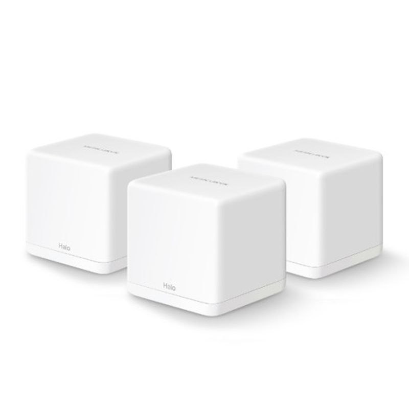 Sistema Wi-Fi Mesh Mercusys Halo H30G AC1300, pack de 3