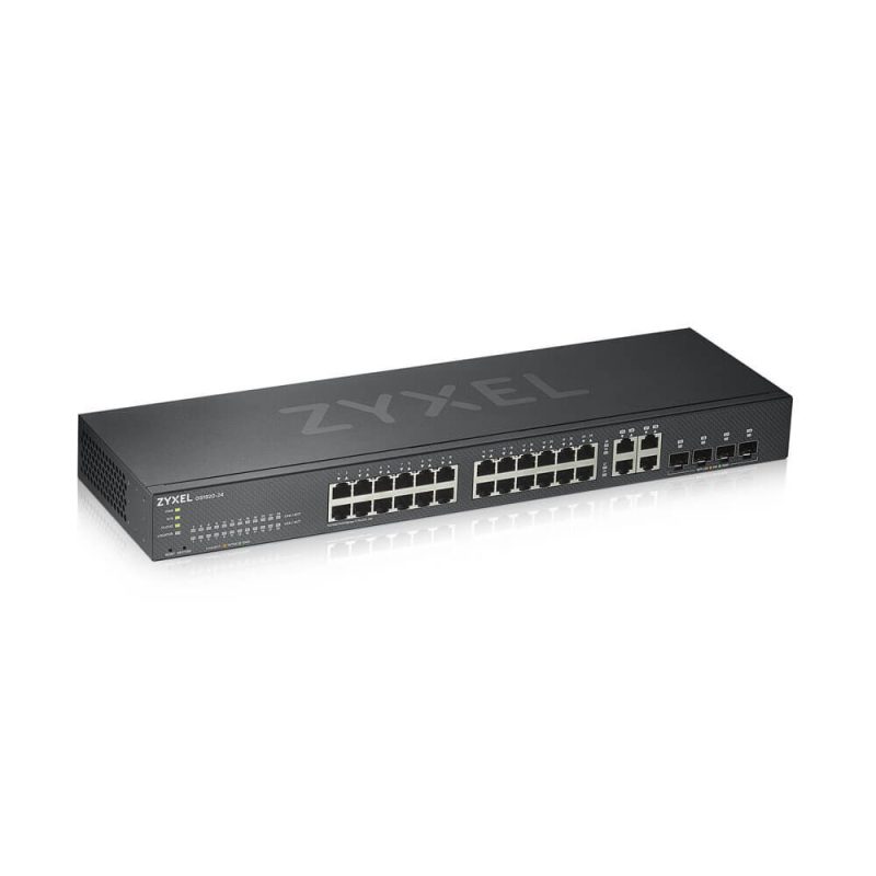 Switch gestionable Zyxel GS1920-24V2, 24 puertos Gigabit y 4 SFP