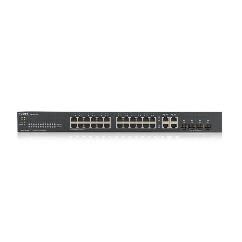 Switch gestionable Zyxel GS1920-24V2, 24 puertos Gigabit y 4 SFP